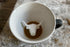 Creature Cups BULL Ceramic Cup, 11 Ounce Matte Olive Brown Exterior, Hidden 3D Animal Inside Mug