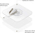 Mlici 24 Pack Clear Self-Adhesive Wall Hooks - 30lbs Heavy-Duty Sticky Hooks for Kitchen Bathroom