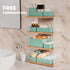 CHANCETSUI 11-Piece Stackable Drawer Organizer Set, Multi-size Storage Bins for Makeup, Stationery, Utensils in
