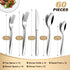 Pleafind 60-Pcs Silverware Set Service for 12, Premium Stainless Steel Flatware Set, Include Forks Spoons and Knives Set, Mirror Polished Cutlery Utensil Set for Home Restaurant, Dishwasher Safe by Pleafind