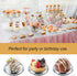 EchoDone 50 Set Clear Plastic Mini Cupcake Boxes - Muffin Pod Dome Single Container Box for Wedding Birthday Gifts