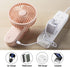 Portable Mini Clip on Fan, 4000mAh Rechargeable USB Battery Operated Stroller Fan with Magnetic - Pink by KONPWAY
