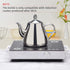 SANQIAHOME Stainless Steel Teapot Coffee Server, 1200ml