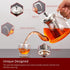 40oz Glass Teapot with Removable Stainless Steel Infuser for Blooming Tea & Loose Leaf Tea, Gift Box