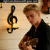 Gift(1, Candle Sconces Wall Musical Note Sconces Decor Wall Mounted Metal Candle Holders with Foldable Tray ZAYHENYOO