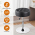 360 SUPER DEAL Vanity Stools for Makeup, Vanity Ottoman Chair with Adjustable Height and Swivel for Makeup Room Bedroom