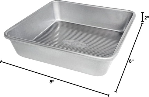 USA Pan Bakeware Seamless Nonstick Square Baking Pan - 8 x 8 x 2