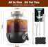 dailybrew 1 Cold Brew Coffee Maker, Gallon Iced Coffee Maker With Stainless Steel Filter, Heavy Duty Glass Cold Brew