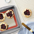 Square Silicone Baking Mats for 9 Inch Cake Pan, 8.5" Non-stick Reusable Silicone Mat for Baking Pan (2 PCS)