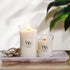 WoodWick Medium Hourglass Candle White Teak Premium Soy Blend Wax Pluswick Innovation Wood Wick Made in USA