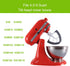 Flex Edge Beater for KitchenAid Mixer Attachments, Compatible with 4.5-5 Quart Tilt-Head Stand Mixers