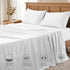 Comfort Spaces Coolmax Moisture Wicking Sheet Set, Soft Fade Resistant, Deep Pocket Fits Up to 16" Mattress, Twin XL,