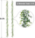 Lvydec 2 Pack Artificial Eucalyptus Garland, 5.5 Feet/Strand Fake Greenery for Wedding Decor
