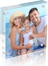 HOUSE DAY Acrylic Picture Frames 4x4, 1 Pack Magnetic 4 x 4
