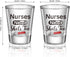 Patelai Nurse Need Shots Too, Funny Glass Gift for Women and Male Mom Sister for Nursing Graduation Party