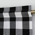 Window Curtain Valances 18 inches Long, Buffalo Check Small Valance Curtain for Living Room Bedroom