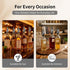 4 Pack Professional Olive Oil Dispenser Spout Stainless Steel Pour Spouts, Weighted Olive Oil Spout with Auto Flip Dust