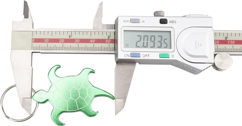 SWATOM Turtle Aluminum Alloy Bottle Opener Keychain, Creative Gifts Accessories (1, Green Turtle)