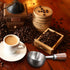 Dazzleimart 10g/30ml 304 Vintage Coffee Scoop Capacity Retro Stainless Steel Coffee Measuring Spoon Walnut Wooden