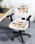 Office Chair Cover - Happy Birthday to You Decoration, Stretch Elastic Universal Cover for Desk Task Chair (1pcs)