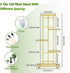 Facofaco 5 6 Tier Potted Gold Plant Stand Indoor Outdoor with Gardening Tools and Gloves, Upgraded Corner Metal Plant