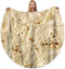 Bcareself Tortilla Blanket Adult Size Giant Double Sided for Kids Funny Realistic