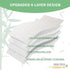 Full Size Waterproof Mattress Protector, 40% Rayon Bamboo Cooling Pad Cover, 3D Air Fabric, Machine Washable