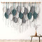 Weldomcor Large Macrame Wall Hanging Boho Home Decor, Handmade Bohemian Woven Leaves