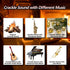 Roamoris Noise,24 Playtime,190+ Bass-Boosted Electric Fireplaces Crackler Sound Box,Fire Crackling Speaker