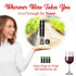 BRENTWOOD WA-2004BK Portable Wine Opener with Foil Cutter, Fits Most Bottles, Black