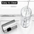 NORBASE 2 Pack Oil Sprayer for Cooking, Upgraded Olive Oil Spray Bottle Mister Refillable with Scale Air Fryer