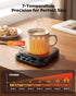 with7 Settings 1-12H Coffee Mug Warmer for Desk, Coffee Cup Warmer Temp & Timer, Auto Shut Off Smart Gravity Sensor