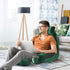 2 Clara Clark Reading Pillow with Shredded Memory Foam Includes Neck and Lumber Support Pillows, Designed for Sitting