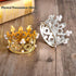 DHinkyoung 2 Pack Metal Sphere Stands, Silver Crystal Base Display Stand, Crown Egg Holders for Crystal Ball, Amethyst