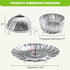 Zocy Premium Stainless Steel Steamer Basket for Instant Pot Accessories, Expandable for Food and Vegetables