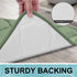 OLANLY Memory Foam Bath Mat Rug 30x20: Ultra Soft Non-Slip Absorbent Bathroom Carpet for Floor, Tub, Shower, Sage Green