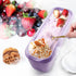 2 Pack (1.6 Frozen Ice Cream Tub Containers Quart Each), Reusable Freezer Storage Containers with Lids for Homemade