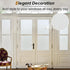 rabbitgoo Privacy Window Film - Frosted Glass Clings, Static Cling Heat Blocking Door Stickers for Home, 11.8" x 78.7"