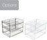 Smart Design Can Organizer for Pantry - 3 Tier Adjustable Can Storage - Steel Metal Shelves, Holds Up to 36 Cans - White