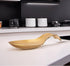 Elegant Spoon Rest Holder for Stove Top, Cooking and Kitchen Utensil Holder, Retro Gold Culinary Rest