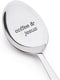 Coffee Spoon, Engraved Jesus - Christian Gifts for Her, Inspirational Kitchen Keepsake