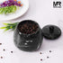 4.5 Inch Countertop Black Marble Salt Cellar Salt and Pepper Container, Salt Jar, Salt Dish, Salt Holder, Spice Jar