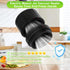 Electric Mason Jar Vacuum Sealer Kit with Wide Regular Mouth Mason Lids for Food Storage - Black