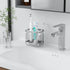 Electric Toothbrush Holder for Bathroom, Stainless Steel Organizer Storage Cup for Countertop Sink