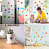 20 Pieces Sea Animals Gel Clings Decals for Toddlers, Kids, Adults - Removable Ocean Window Stickers for Home,