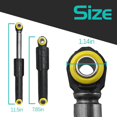 New 4 Pack Washer Shock Absorber DC66-00470A & DC66-00470B Compatible with Samsung Washing Machine
