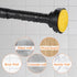 Adjustable Shower Curtain Rod 31-68 in - No Drilling Black Tension Rod for Bathroom Room Divider