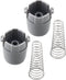 2 Packs AGM73610701 Washer Magnetic Door Plunger and Spring, Replacement Parts for LG and Kenmore
