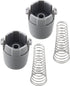 2 Packs AGM73610701 Washer Magnetic Door Plunger and Spring, Replacement Parts for LG and Kenmore