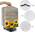 Sunflower Print Coffee Maker Cover, Blender Dust Cover, Juice Machine Protector for Kitchen Appliances with Top Handle